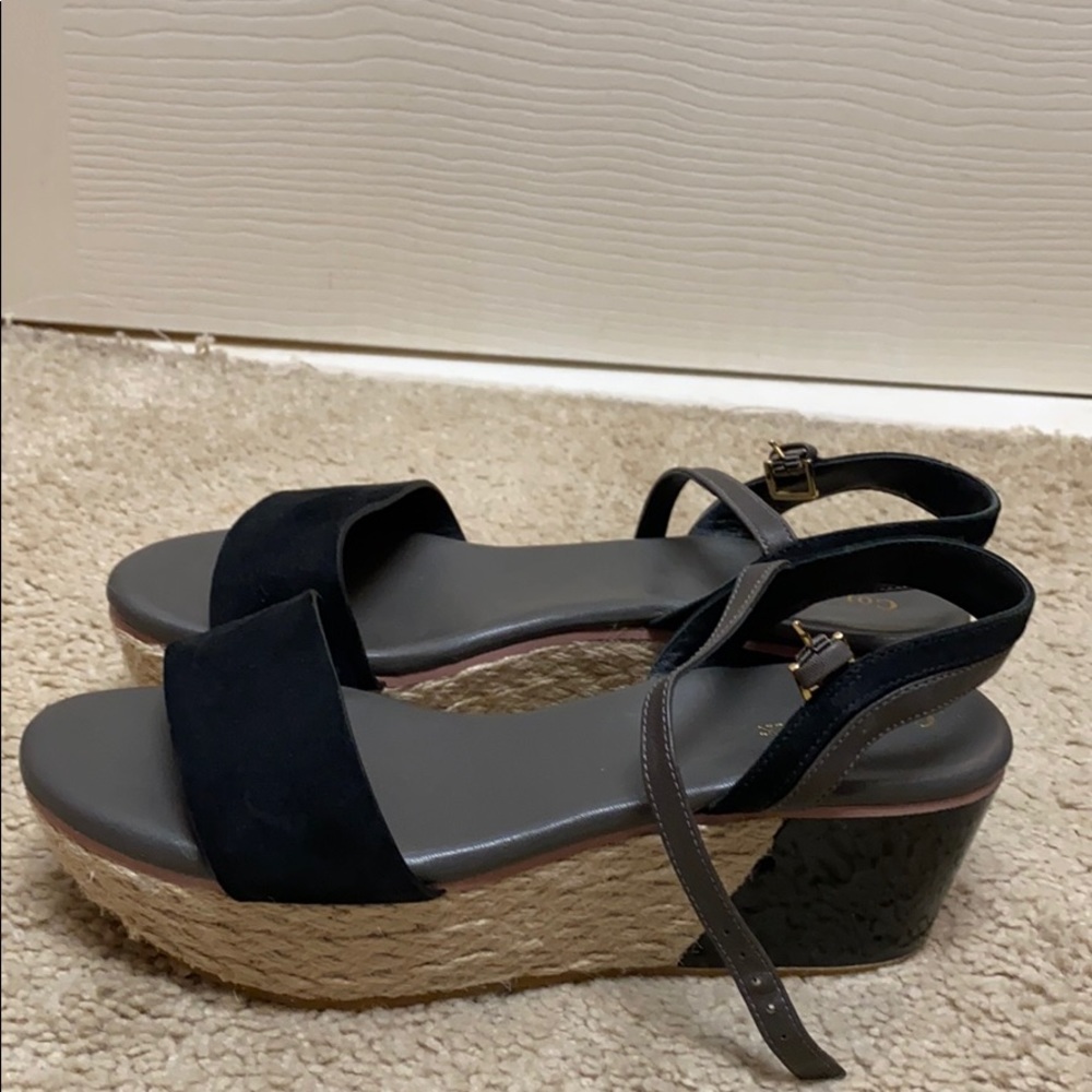 Cole Haan Black platform 6.5